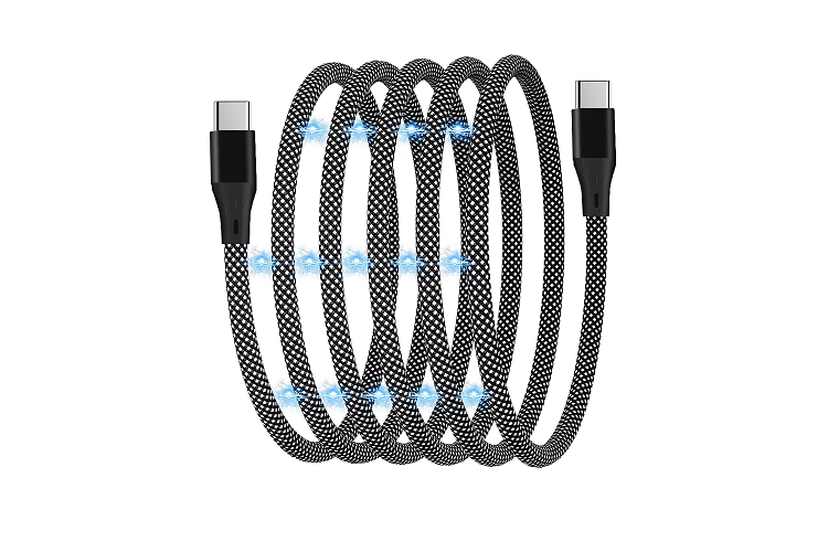 C to A Metal Braided Cable