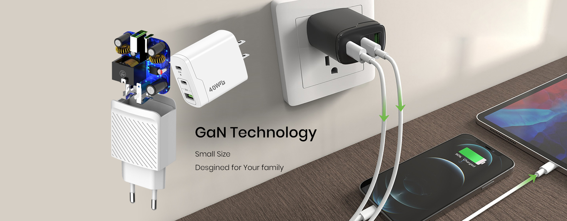 Car Charger, Wall Charger, Laptop Charger and Multiport Charger make charging more convenient and efficient!